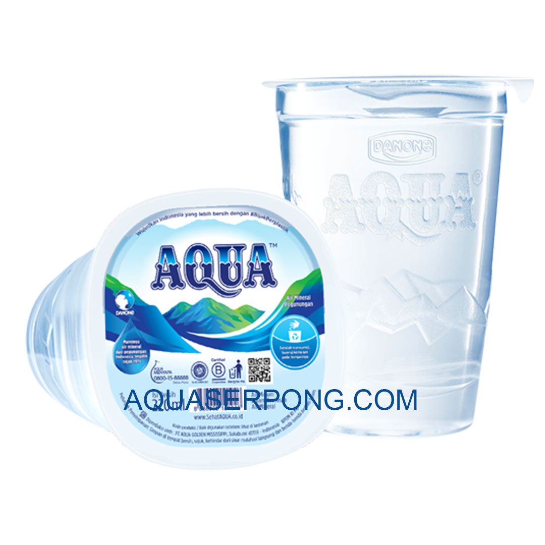 Aqua Gelas 220ml Aqua Serpong 8106